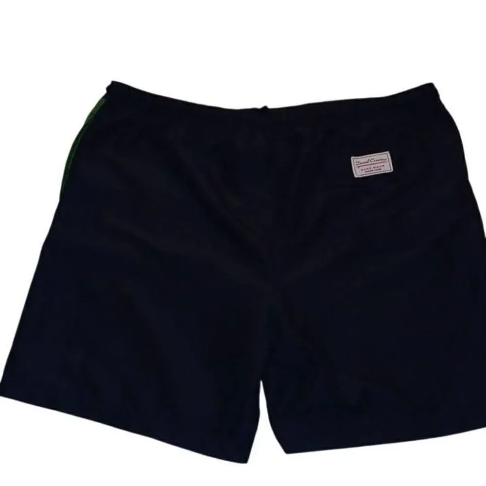 Cremieux Swim Shorts for Men Size XL Navy & Green lined swim/board shorts Lengt
